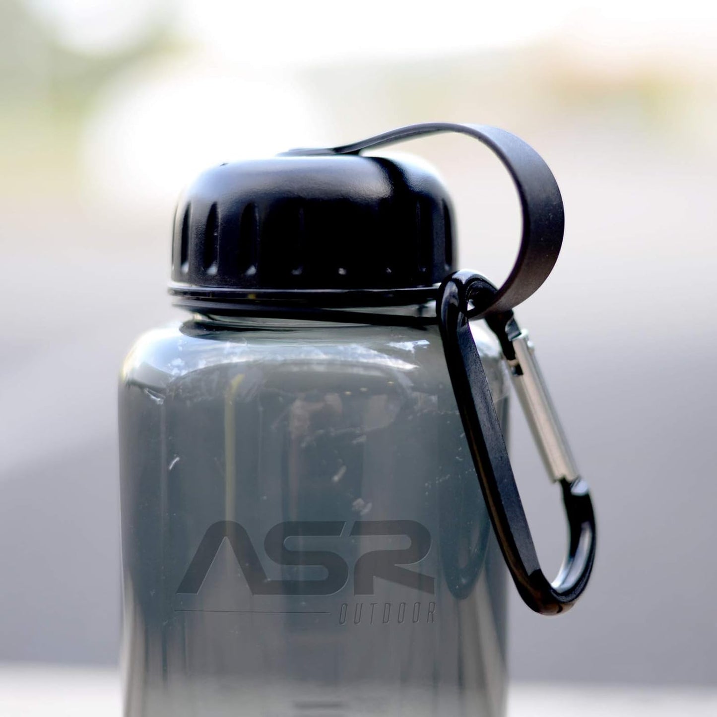 6pk Large Aluminum Carabiner Spring Clip with Keychain (3.25 Inches, Assorted Colors)