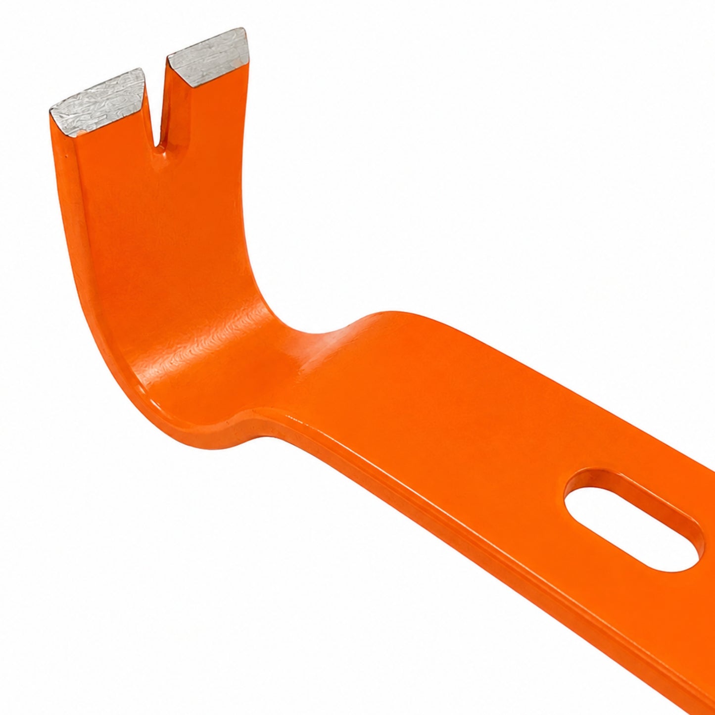 15 Inch Compact Rockhounding Pry Bar, Double-Ended Field Tool, Orange