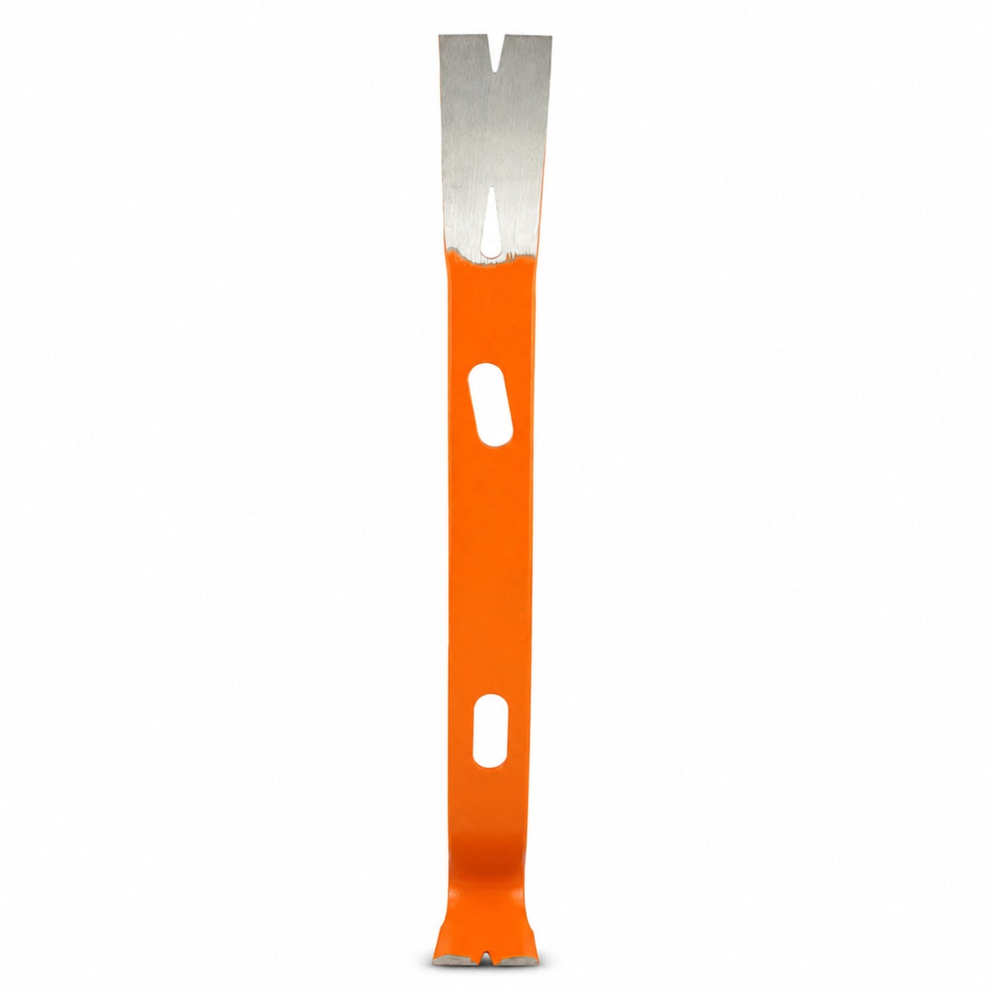 15 Inch Compact Rockhounding Pry Bar, Double-Ended Field Tool, Orange