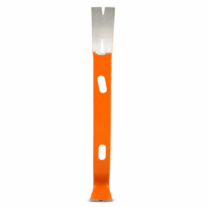 15 Inch Compact Rockhounding Pry Bar, Double-Ended Field Tool, Orange