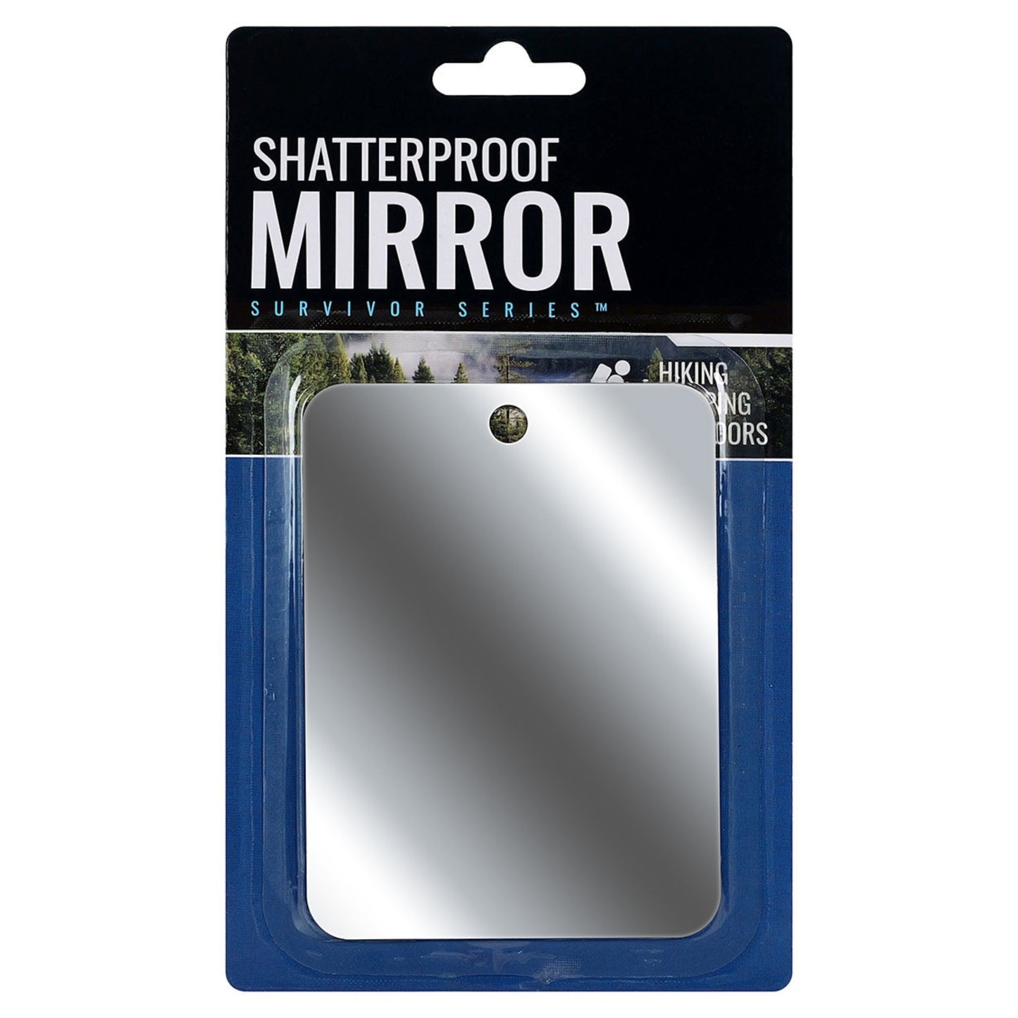 Stainless Steel Signaling Mirror – Emergency Survival Mirror for Hiking, Camping & Outdoor Safety