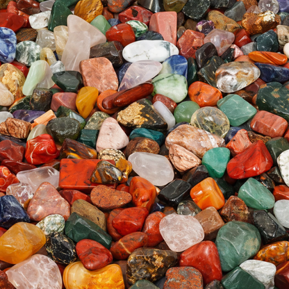 Genuine gemstone paydirt bag with assorted rock types for collecting.