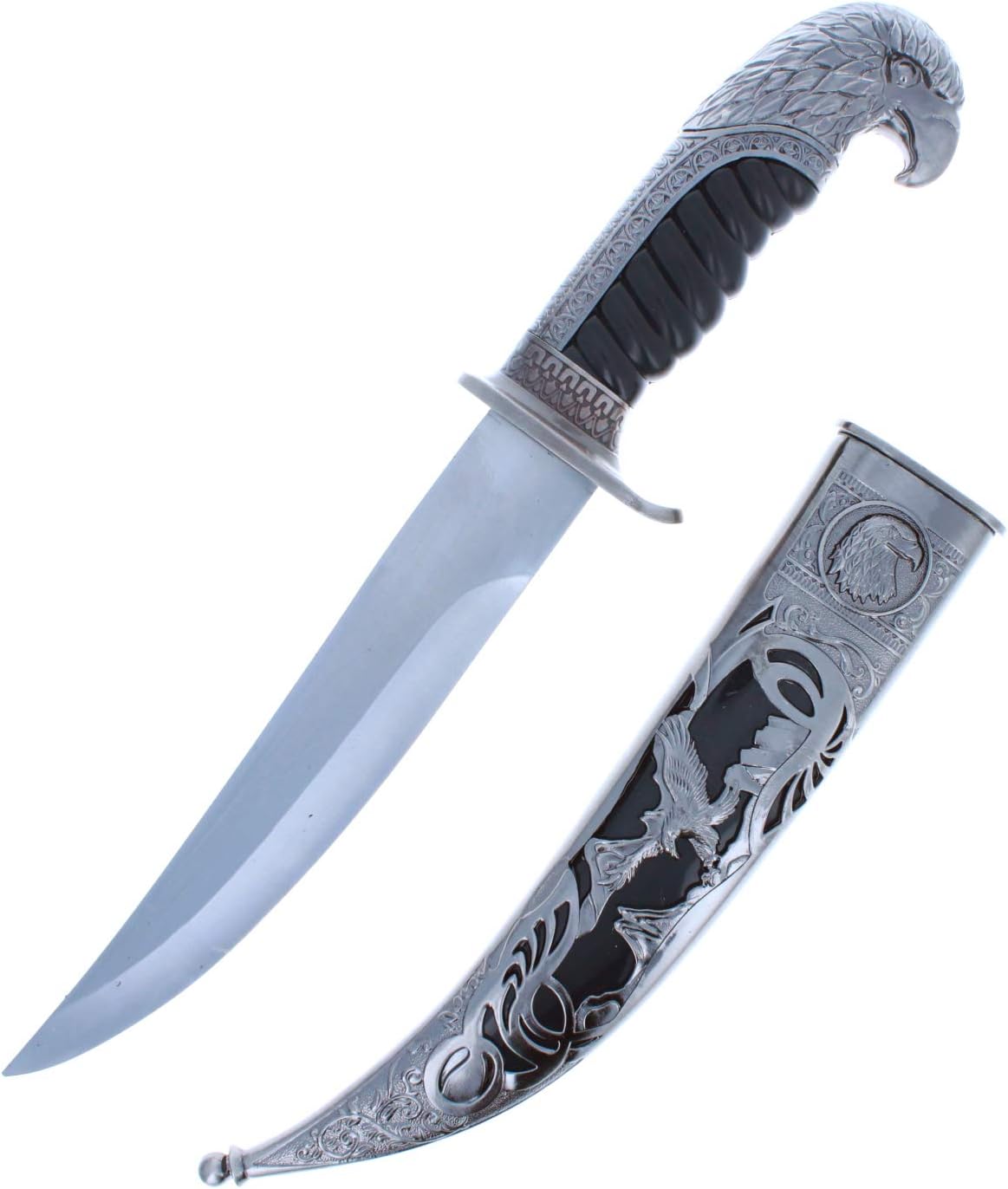 Wild Icons Collector Fixed Blade Hunting Knife Series with Animal Head and Sheath (4 Styles)