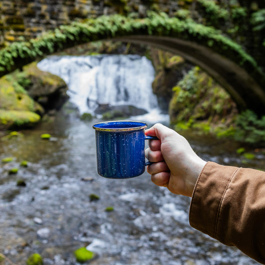 steel camping coffee mug essentials for coffee and hot chocolate
