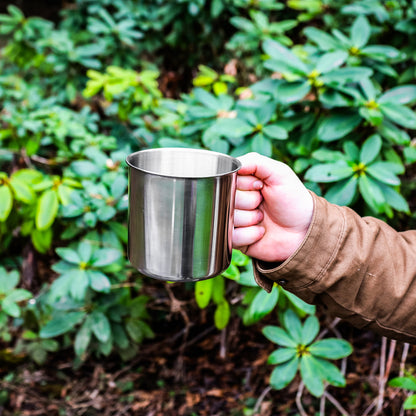 collapsible cofee mug camping hook on compatible