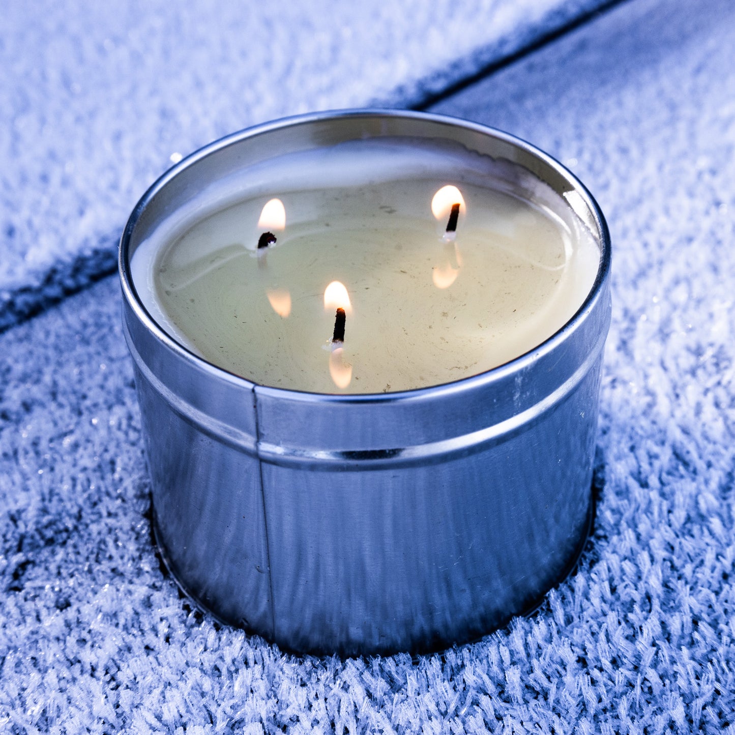 36 Hour Camping Survival Candle in Portable Box, 3 Wick