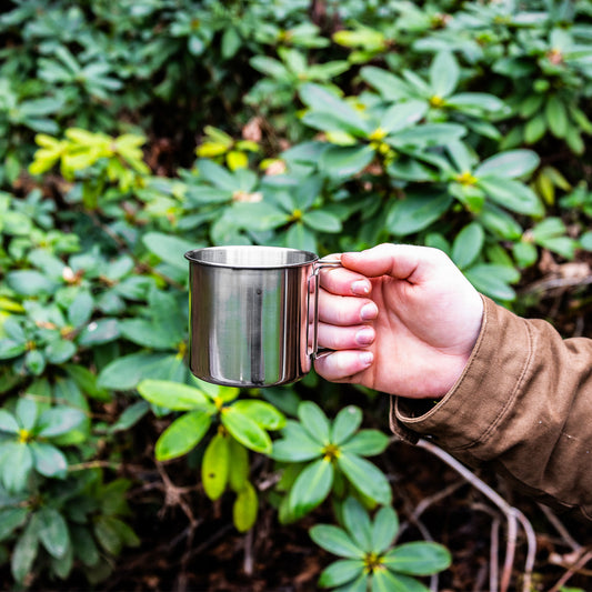 collapsible cofee mug camping hook on compatible