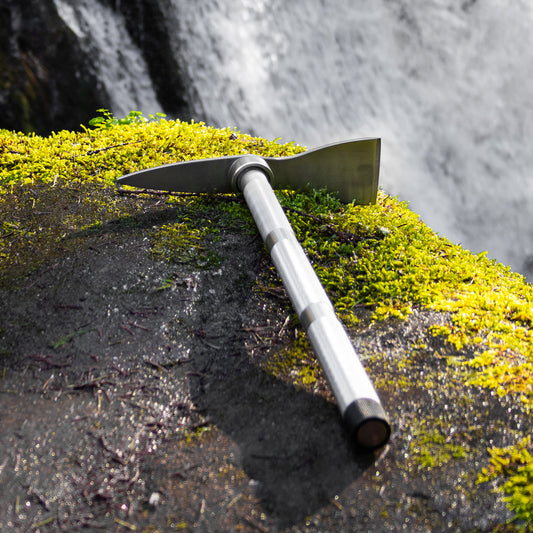 high quality pick axe titanium collapsible pick-axe