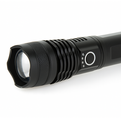 2000-lumen rechargeable flashlight with an adjustable beam and SOS mode (view 7).