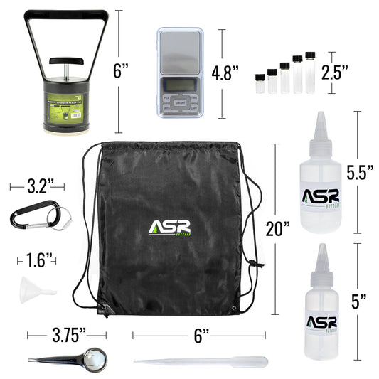 ASR Outdoor 21pc Complete Gold Mining Prospecting Combo Kit with Bonus Gold  Pan 