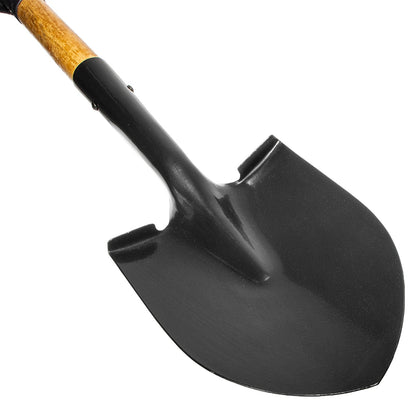 Steel tipped shovel