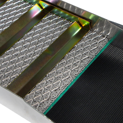 All the layers of a sluice box riffles mesh miners moss and carpet