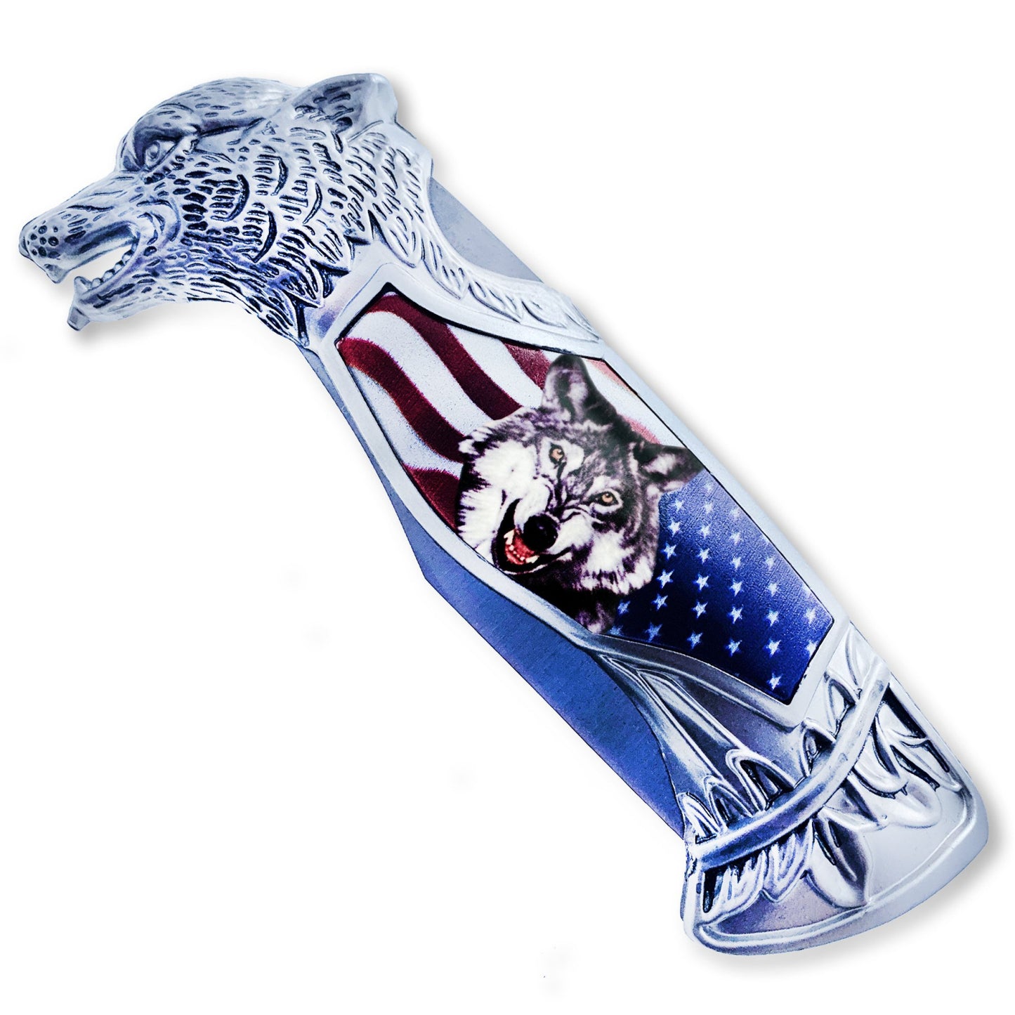 8 Inch American Back Lock Folding Pocket Knife (2 Styles)