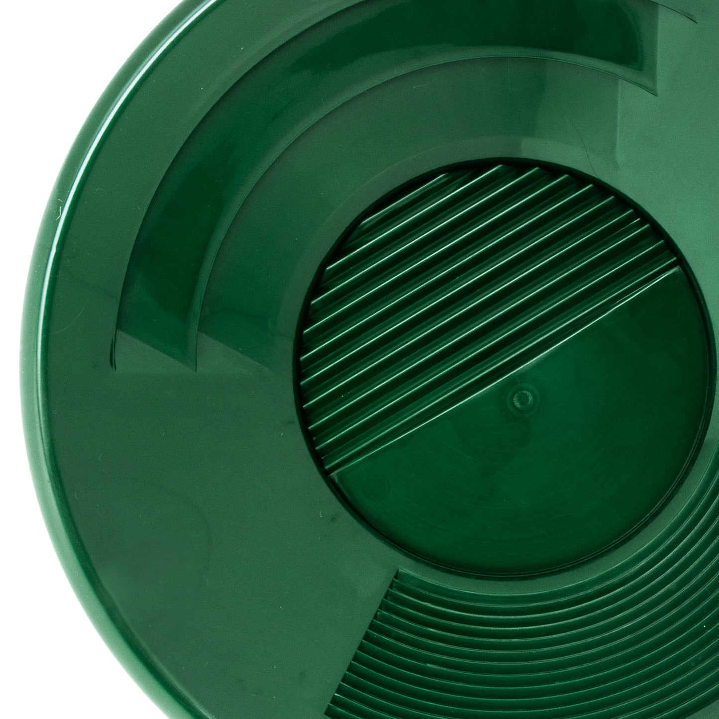 10 Inch Triple Riffle Gold Pan Gold Prospecting Equipment, Green