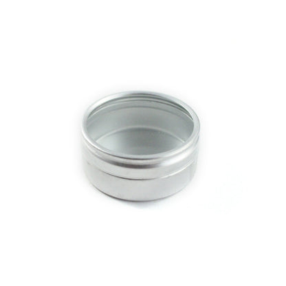 20-piece aluminum storage container set for rock hounding and gemstones (view 3).