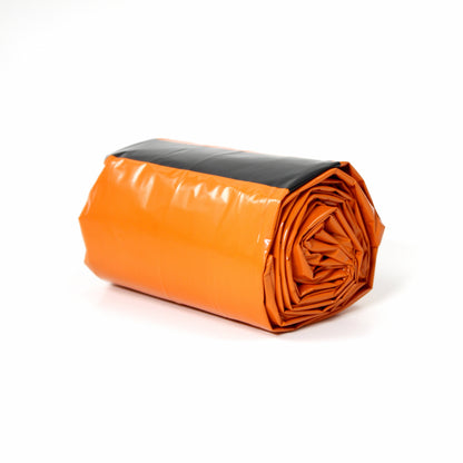 Reusable thermal mylar emergency bivvy sack and sleeping bag (view 1).