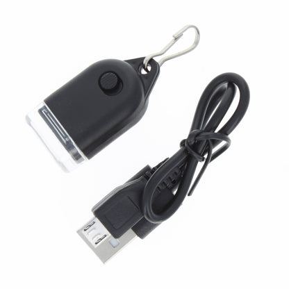 Compact 50-lumen mini zipper light with a keychain for camping and EDC (view 4).