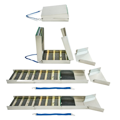 how to fold a sluice box break down