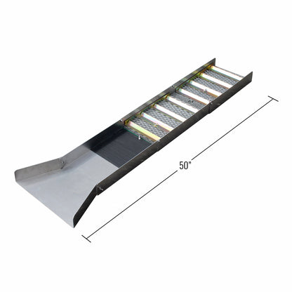 foldable 50in sluice box with backpack kit