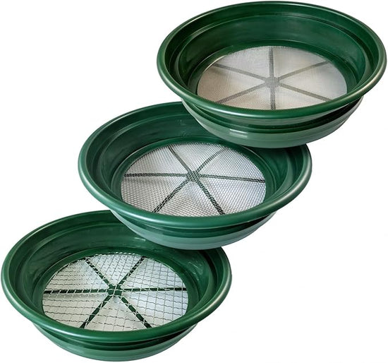 Stackable 5 Gallon Classifier Screens Sifting Sieves Gold Prospecting ...