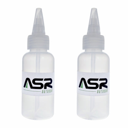3oz heavy-duty plastic gold snifter bottle with a squeeze nozzle for fine gold recovery.