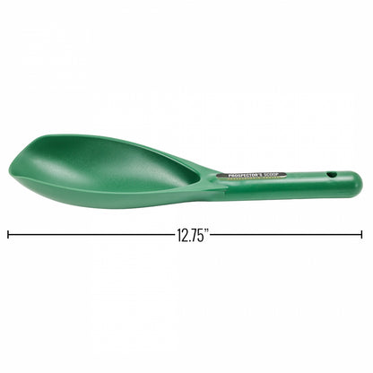 prospecting sand scooper made of heavy duty plastic and compatible with gravel, sand, and dirt