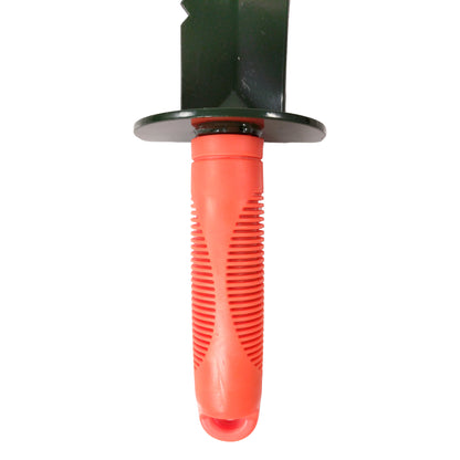 Orange trowel handle with grip