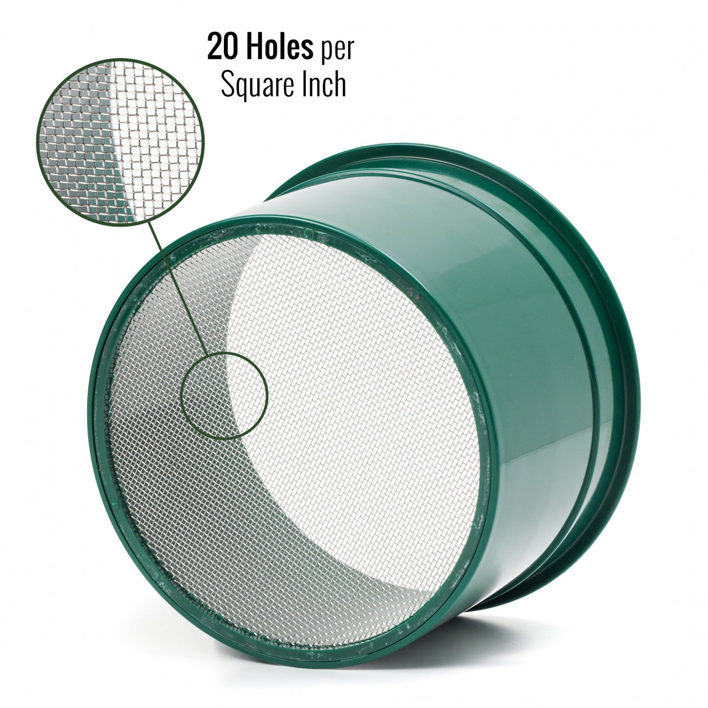 Mini Stackable 5.5 Inch Classifier Screen Sifting Sieves, Assorted Stainless Steel Mesh Sizes