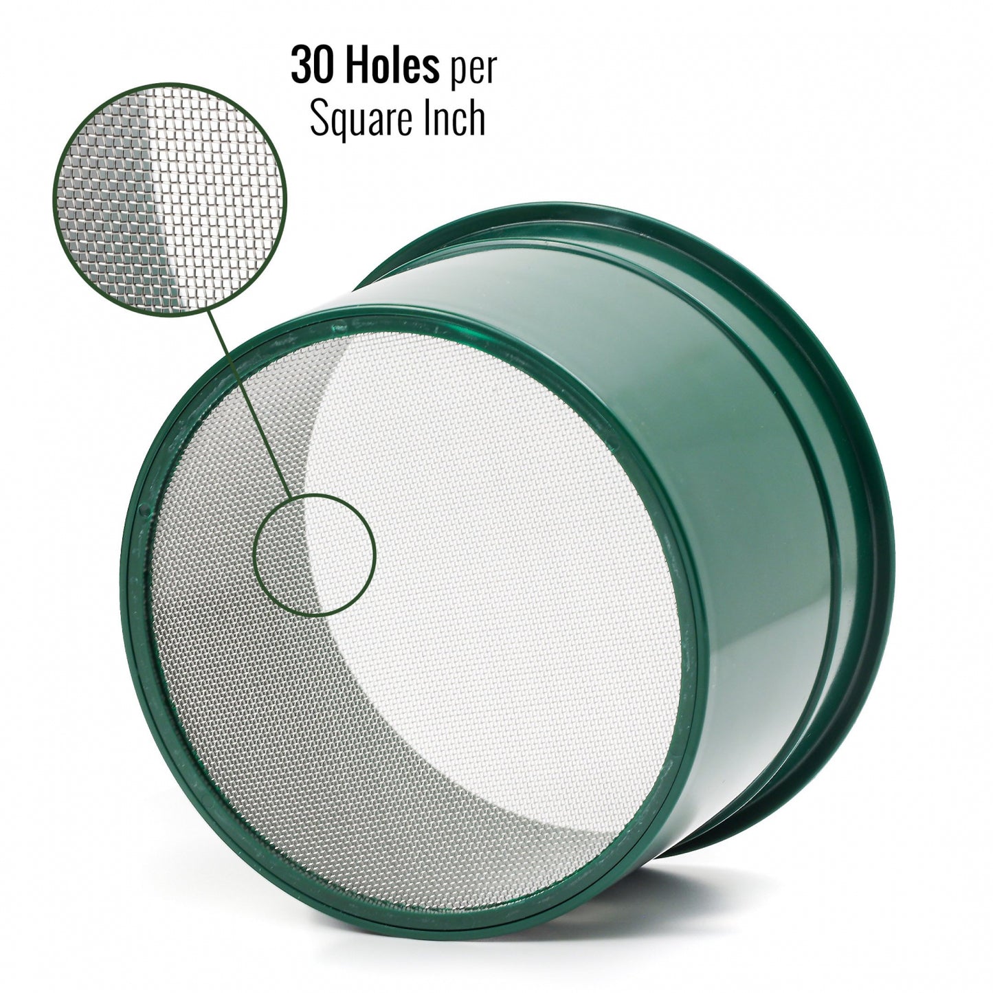 Mini Stackable 5.5 Inch Classifier Screen Sifting Sieves, Assorted Stainless Steel Mesh Sizes