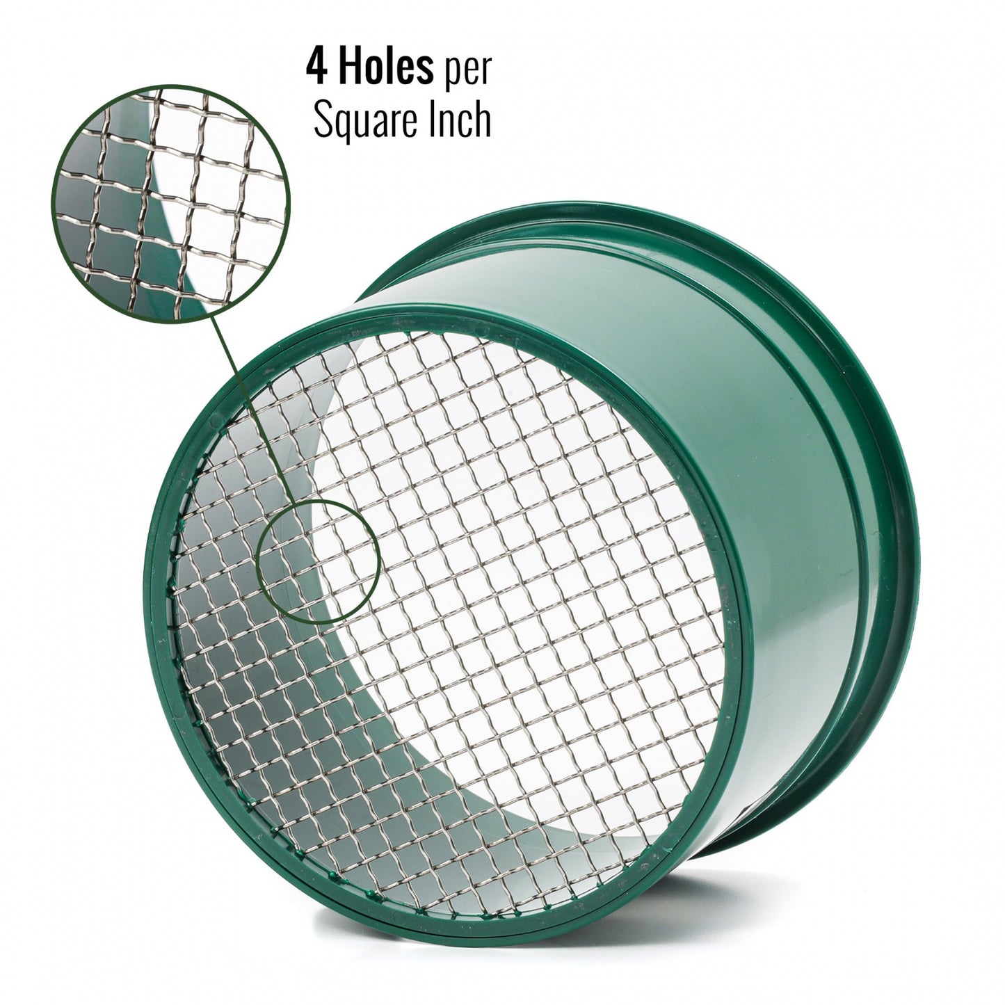 Mini Stackable 5.5 Inch Classifier Screen Sifting Sieves, Assorted Stainless Steel Mesh Sizes
