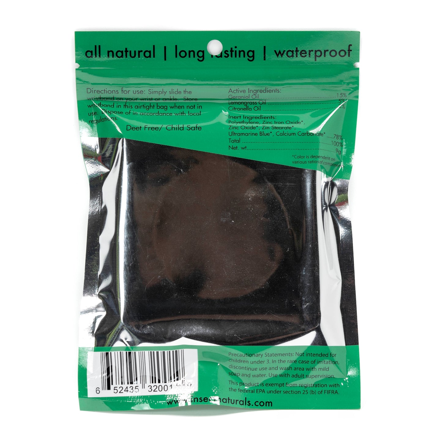 Natural Citronella Mosquito Repellent Bracelet Wrist Band (4 Colors)