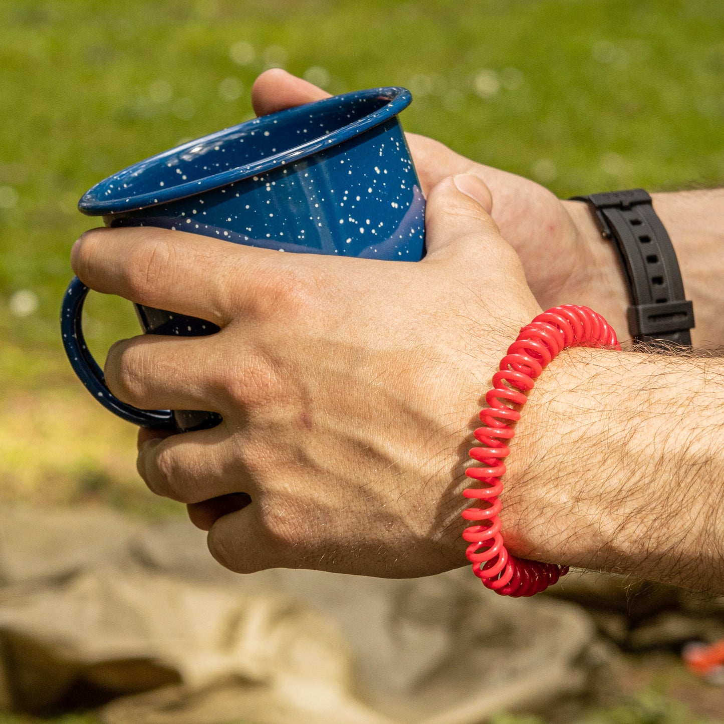 Natural Citronella Mosquito Repellent Bracelet Wrist Band (4 Colors)