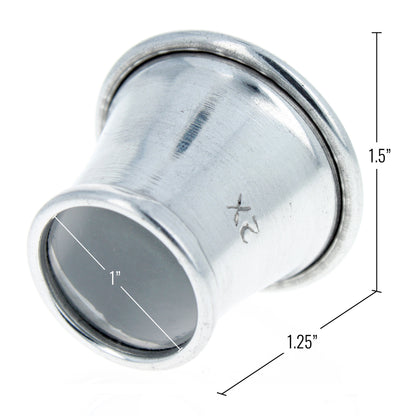 4-piece aluminum eye loupe set in 2.5x to 10x magnification for rock hounding (view 3).