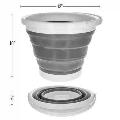 11 liter collapsible bucket gold prospecting kit with classifiers