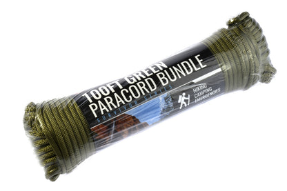 bundle of paracord 100ft multiple colors and patterns