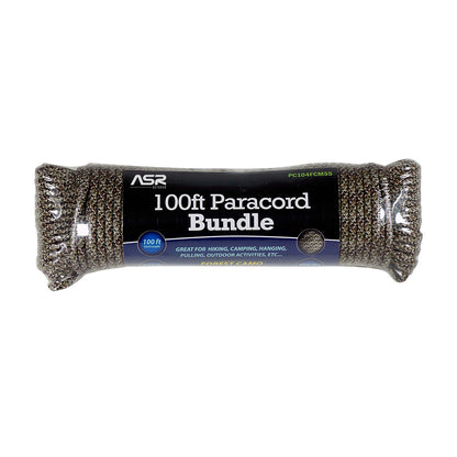 bundle of paracord 100ft multiple colors and patterns