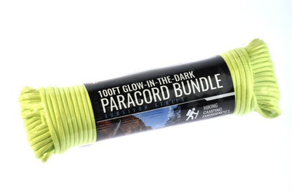 bundle of paracord 100ft multiple colors and patterns