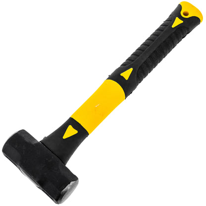 1lb Rockhounding Geology Sledge Hammer with Fiber Grip Handle, 10 Inch