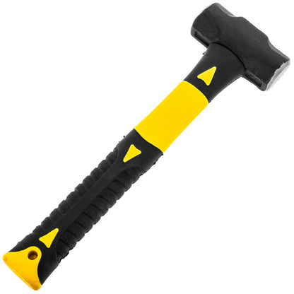 1lb Rockhounding Geology Sledge Hammer with Fiber Grip Handle, 10 Inch