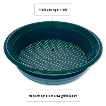 1/4 inch classifier size on 5 gallon bucket