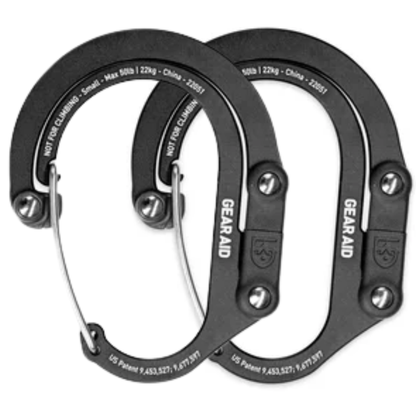 HEROCLIP Carabiner Clip and Hook for Purse, Stroller and Backpack by Gear Aid (SMALL)