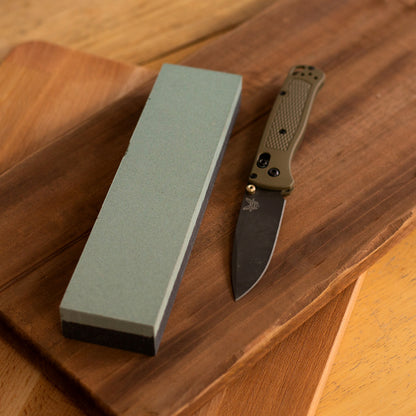 Dual grit 120/240 knife blade sharpening stone (view 4).