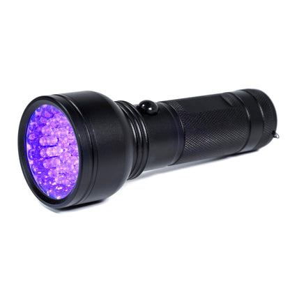 395nm UV & White LED Flashlight for Rockhounding and Geology, 51 LED