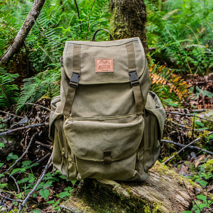 large backpack for outdoor activities hiking, camping, gold panning with a 30 Liter rucksack backpack
