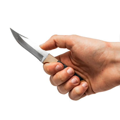 small and precise hunting knives multiple colored handles with sheath