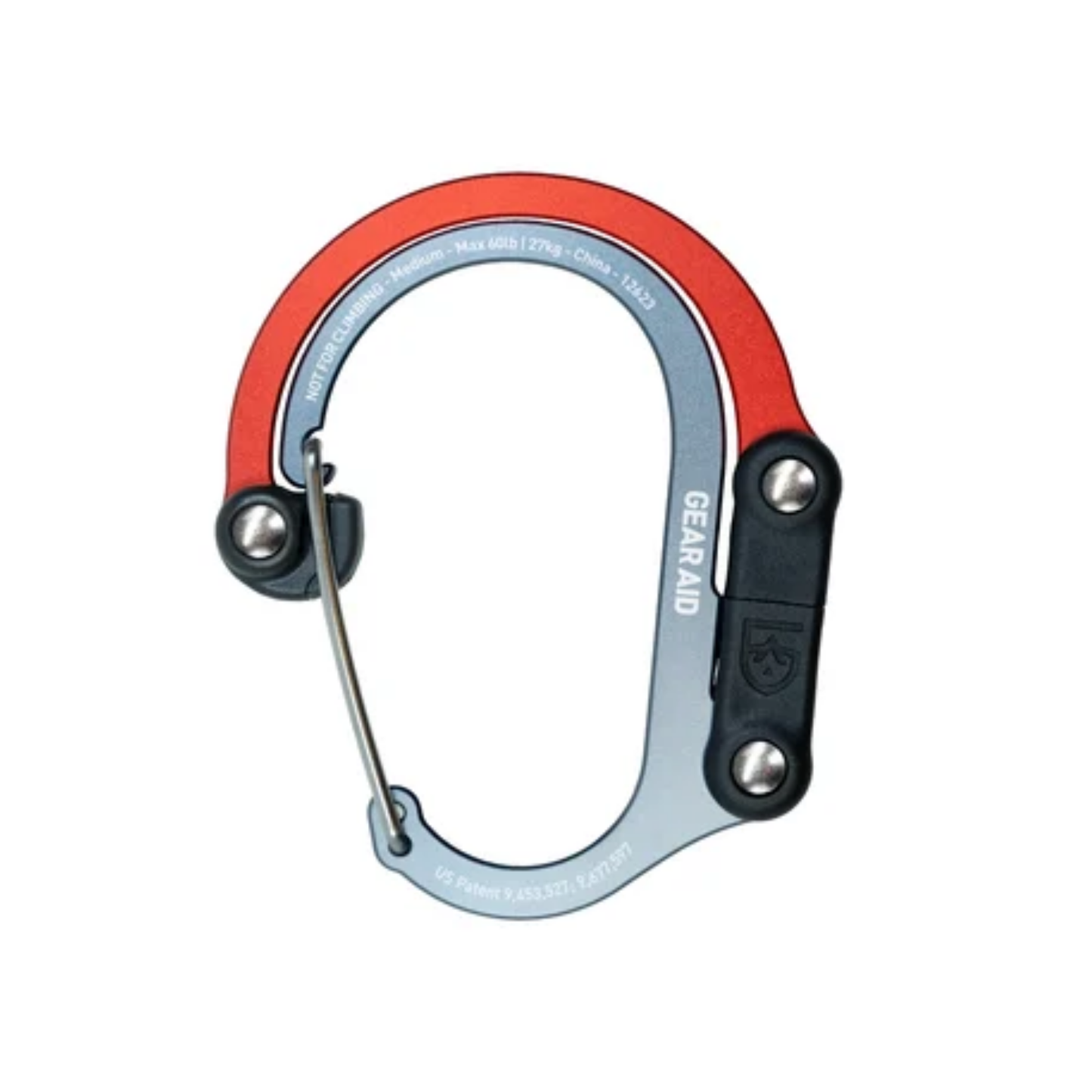 HEROCLIP Carabiner Clip and Hook for Camping, Backpack and Garage by Gear Aid (MEDIUM)