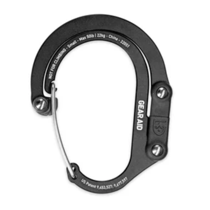 HEROCLIP Carabiner Clip and Hook for Purse, Stroller and Backpack by Gear Aid (SMALL)