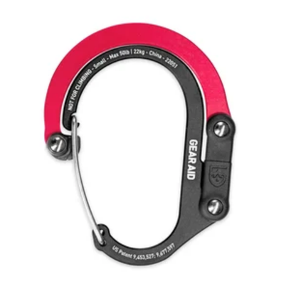 HEROCLIP Carabiner Clip and Hook for Purse, Stroller and Backpack by Gear Aid (SMALL)