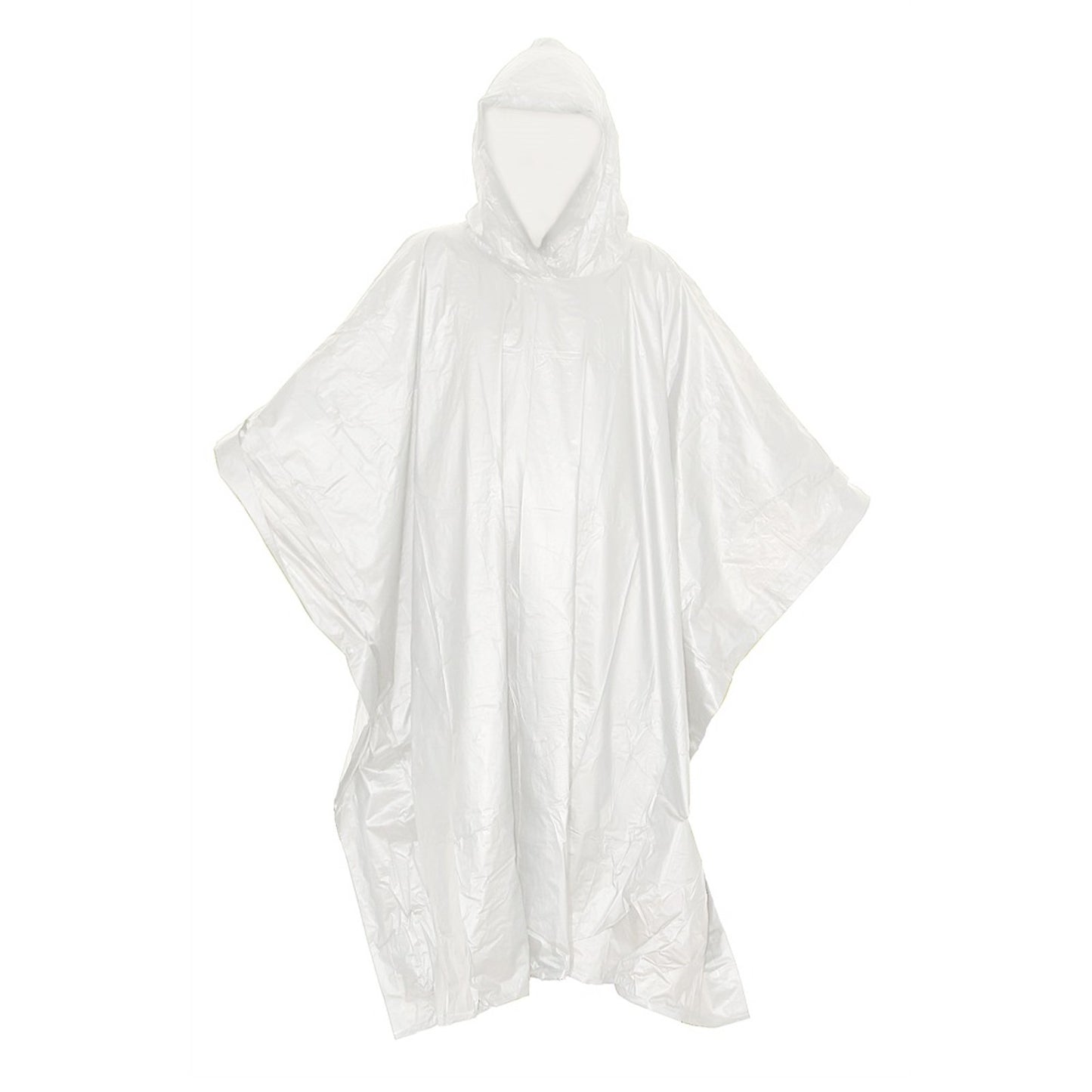 Waterproof Emergency Rain Poncho Lightweight Camping & Hiking Rain Protection (Clear, 1pk)