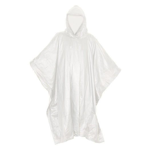 Waterproof Emergency Rain Poncho Lightweight Camping & Hiking Rain Protection (Clear, 1pk)